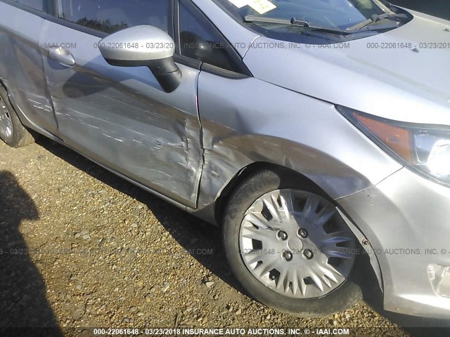 3FADP4AJ4GM144188 - 2016 FORD FIESTA S SILVER photo 6