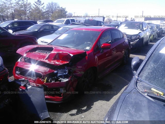 JF1VA1J66F9812442 - 2015 SUBARU WRX LIMITED RED photo 6