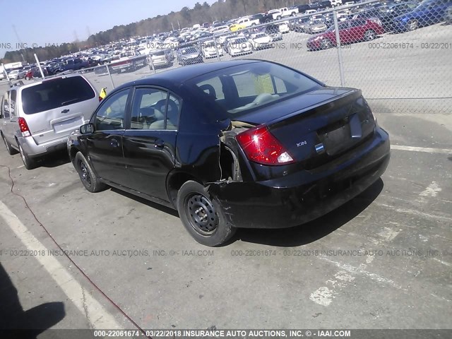 1G8AJ52F95Z119808 - 2005 SATURN ION LEVEL 2 BLACK photo 3