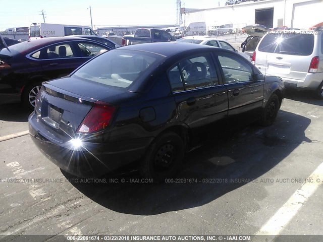 1G8AJ52F95Z119808 - 2005 SATURN ION LEVEL 2 BLACK photo 4