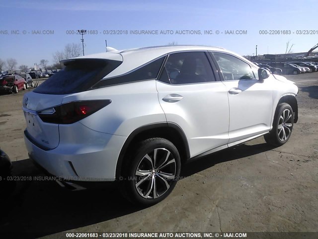 JTJBZMCA1H2018353 - 2017 LEXUS RX 350/BASE/F SPORT WHITE photo 4