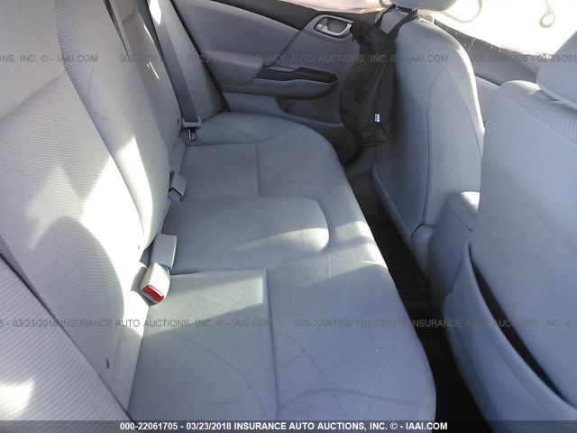 2HGFB2F63CH517872 - 2012 HONDA CIVIC HF GRAY photo 8