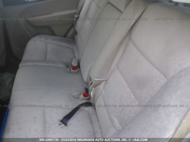 5XYKT4A23BG060908 - 2011 KIA SORENTO LX MAROON photo 8