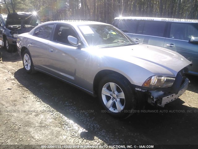 2C3CDXBG9EH251904 - 2014 DODGE CHARGER SE GRAY photo 1