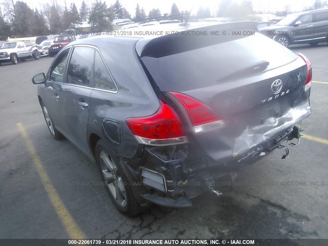 4T3BK3BB5AU028263 - 2010 TOYOTA VENZA GRAY photo 3