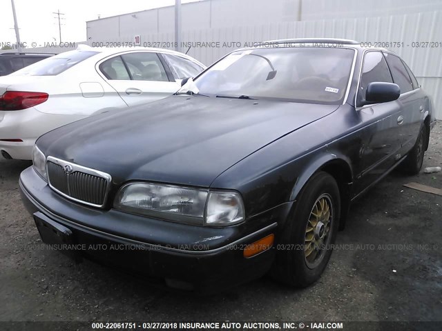 JNKNG01D9RM258587 - 1994 INFINITI Q45 GREEN photo 2