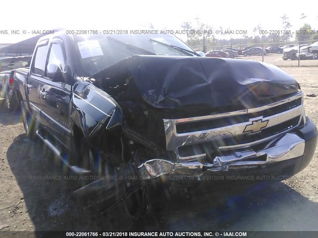 3GCRCSE01AG175941 - 2010 CHEVROLET SILVERADO C1500 LT BLACK photo 1