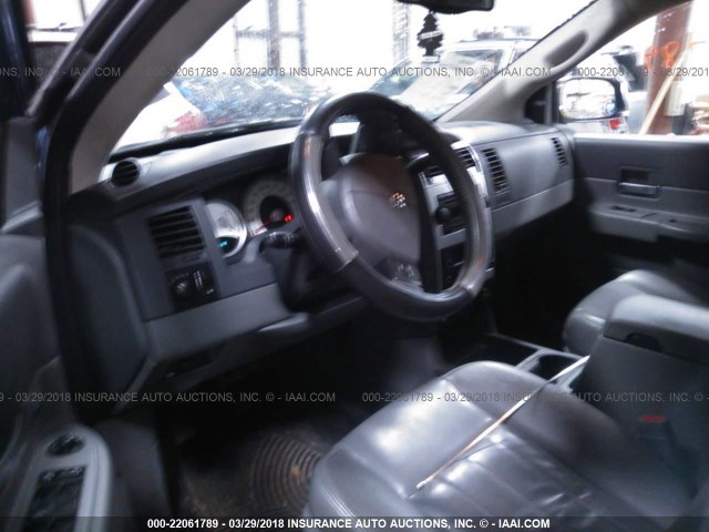 1D4HB58D64F213980 - 2004 DODGE DURANGO LIMITED BLUE photo 5