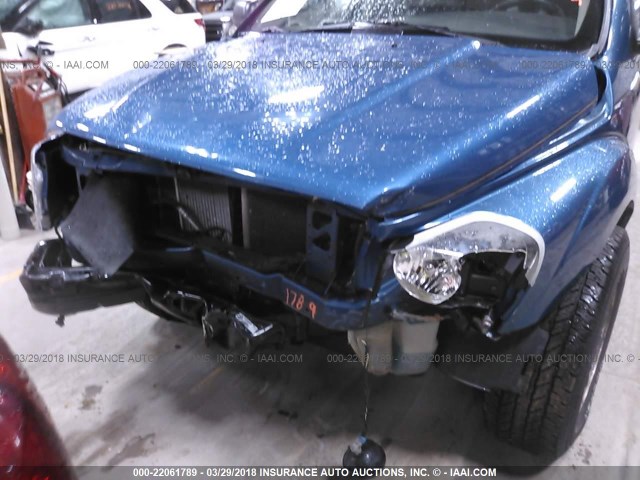 1D4HB58D64F213980 - 2004 DODGE DURANGO LIMITED BLUE photo 6