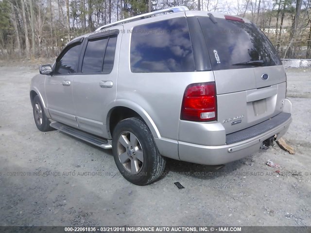 1FMDU75W63UA67352 - 2003 FORD EXPLORER LIMITED 银色 照片 3