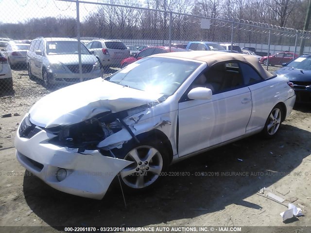 4T1FA38P86U105179 - 2006 TOYOTA CAMRY SOLARA SE/SLE თეთრი ფოტო 2