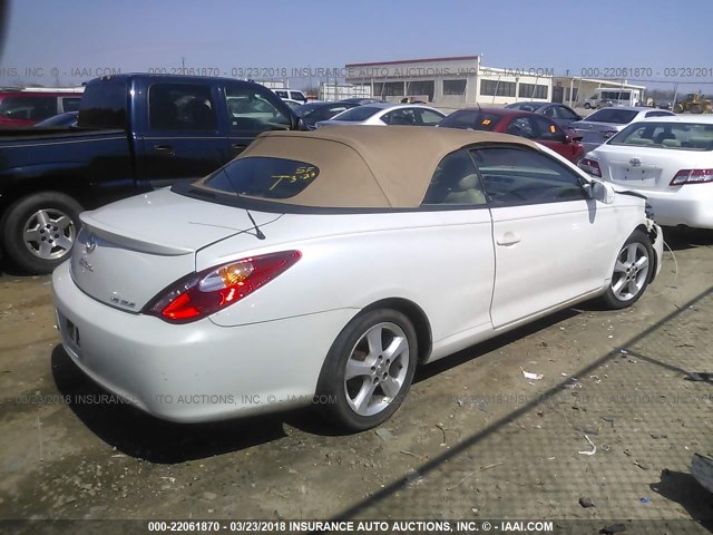 4T1FA38P86U105179 - 2006 TOYOTA CAMRY SOLARA SE/SLE თეთრი ფოტო 4