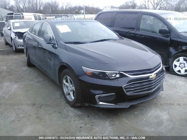 1G1ZB5ST7GF346729 - 2016 CHEVROLET MALIBU LS შავი ფოტო 1