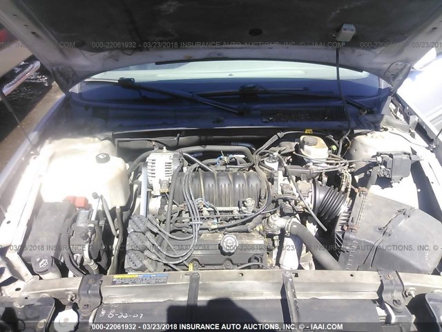 1G4HP54K624208964 - 2002 BUICK LESABRE CUSTOM SILVER photo 10