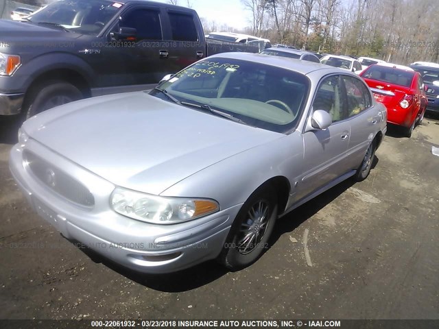 1G4HP54K624208964 - 2002 BUICK LESABRE CUSTOM SILVER photo 2