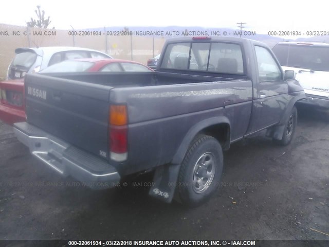 1N6SD11Y0SC337533 - 1995 NISSAN TRUCK XE GRAY photo 4