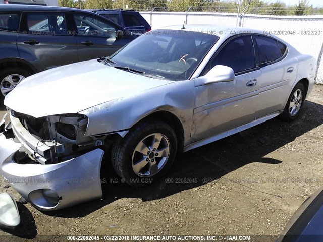 2G2WP522551184319 - 2005 PONTIAC GRAND PRIX SILVER photo 2
