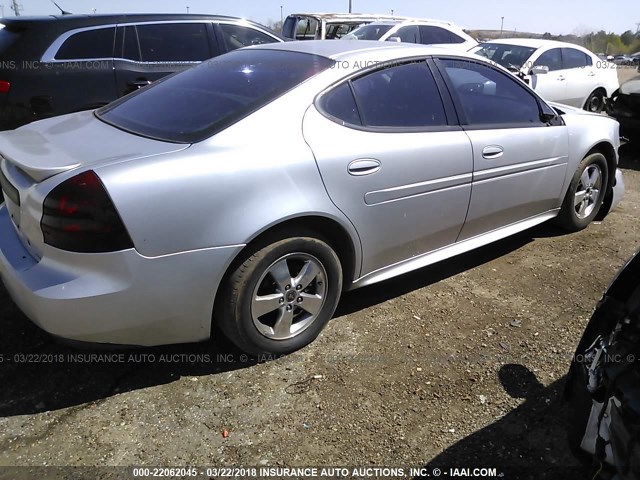 2G2WP522551184319 - 2005 PONTIAC GRAND PRIX SILVER photo 4