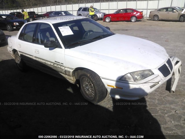 1G2NE5538RC824335 - 1994 PONTIAC GRAND AM SE WHITE photo 1