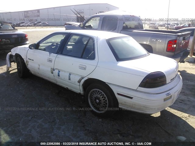 1G2NE5538RC824335 - 1994 PONTIAC GRAND AM SE WHITE photo 3