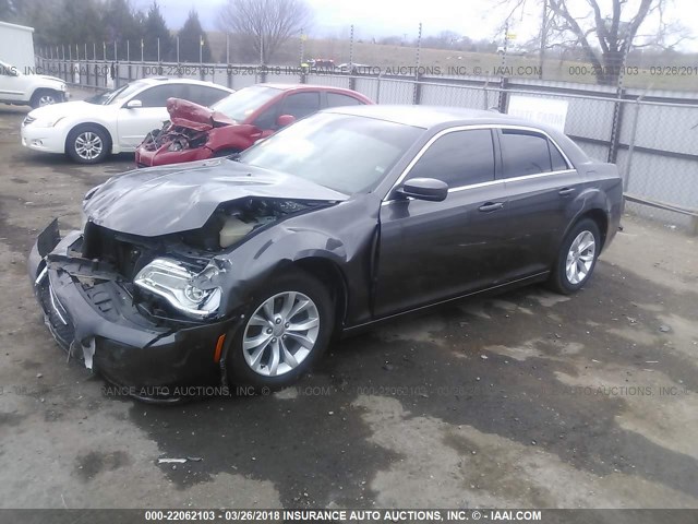 2C3CCAAG0FH742980 - 2015 CHRYSLER 300 LIMITED GRAY photo 2