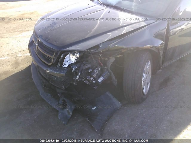 1B3CC4FB6AN139169 - 2010 DODGE AVENGER SXT BLACK photo 6