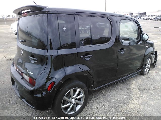 JN8AZ28RX9T129176 - 2009 NISSAN CUBE S/SL BLACK photo 4