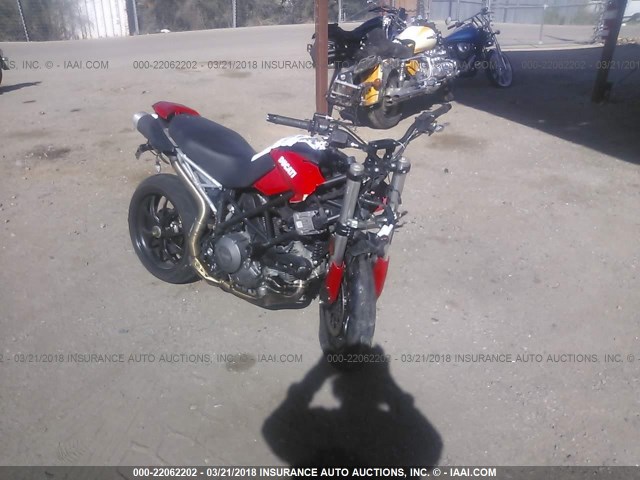 ZDM1YAANXBB022418 - 2011 DUCATI HYPERMOTARD 796 RED photo 1