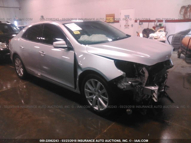1G11H5SLXEF110021 - 2014 CHEVROLET MALIBU LTZ 银色 照片 1
