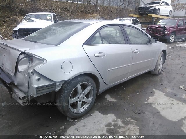 1G2ZG58N874129563 - 2007 PONTIAC G6 SE SILVER photo 4