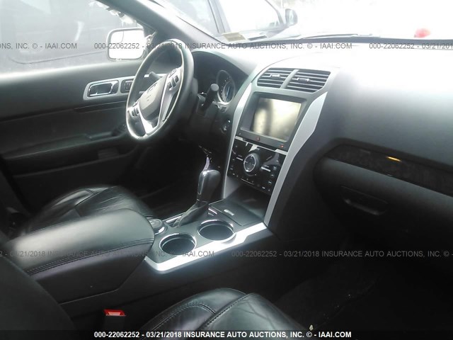 1FM5K8F8XDGB07772 - 2013 FORD EXPLORER LIMITED 银色 照片 5