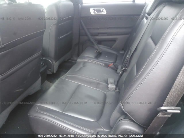 1FM5K8F8XDGB07772 - 2013 FORD EXPLORER LIMITED 银色 照片 8