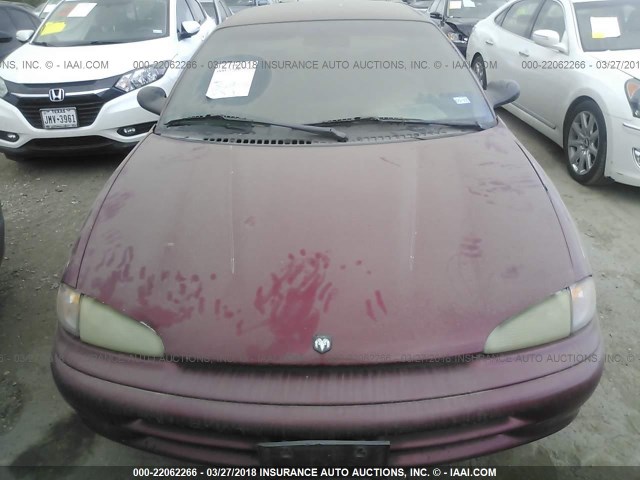 1B3HD46T2RF320612 - 1994 DODGE INTREPID BURGUNDY photo 6