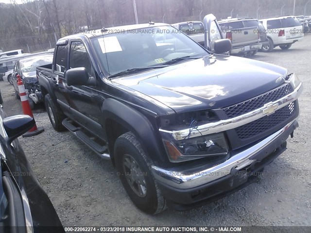 1GCDT136848178650 - 2004 CHEVROLET COLORADO BLACK photo 1