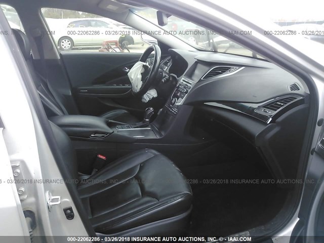 KMHFG4JG6GA507719 - 2016 HYUNDAI AZERA SILVER photo 5