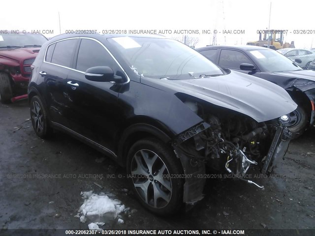 KNDPR3A67H7128702 - 2017 KIA SPORTAGE SX BLACK photo 1