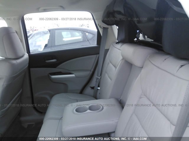 5J6RM4H78EL015009 - 2014 HONDA CR-V EXL GRAY photo 8