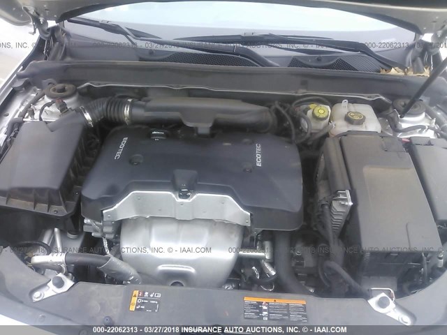 1G11C5SL6FF265195 - 2015 CHEVROLET MALIBU 1LT 银色 照片 10