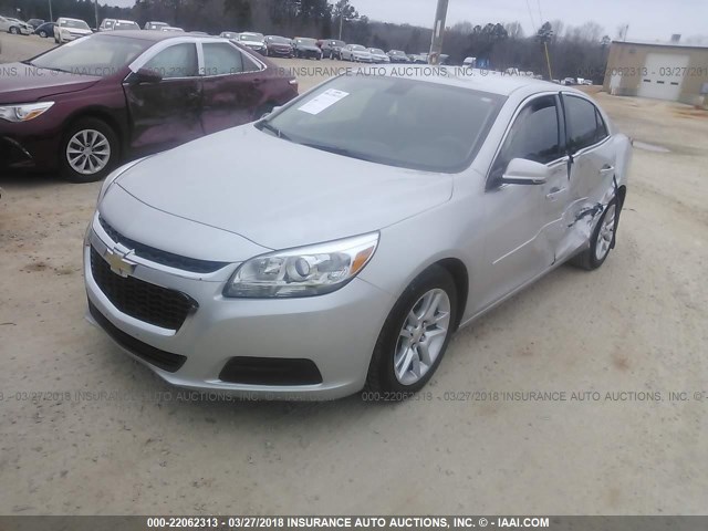 1G11C5SL6FF265195 - 2015 CHEVROLET MALIBU 1LT 银色 照片 2