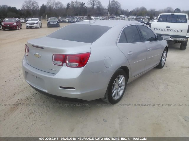 1G11C5SL6FF265195 - 2015 CHEVROLET MALIBU 1LT 银色 照片 4