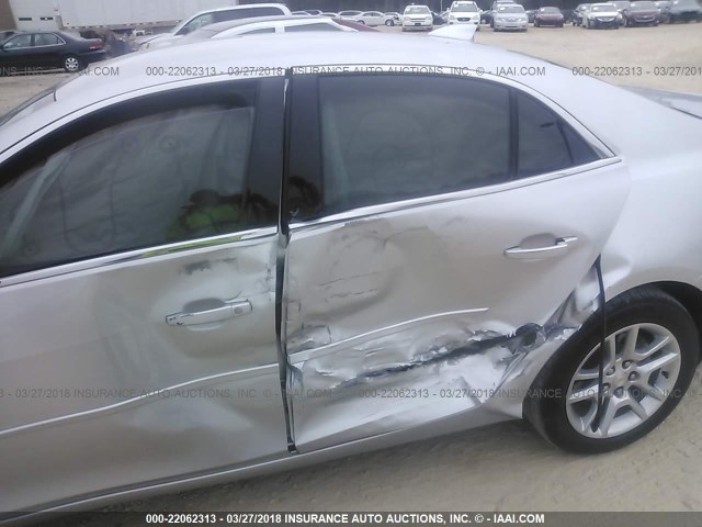 1G11C5SL6FF265195 - 2015 CHEVROLET MALIBU 1LT 银色 照片 6