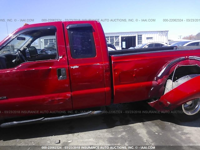 1FTWX32F8YEB96938 - 2000 FORD F350 SUPER DUTY RED photo 7