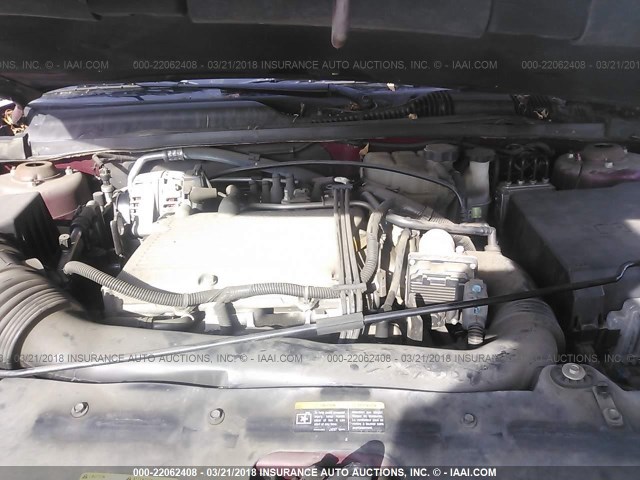 1G1ZT548X5F182105 - 2005 CHEVROLET MALIBU LS 勃艮第红 照片 10