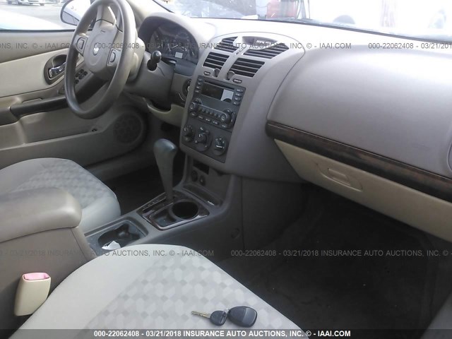 1G1ZT548X5F182105 - 2005 CHEVROLET MALIBU LS 勃艮第红 照片 5