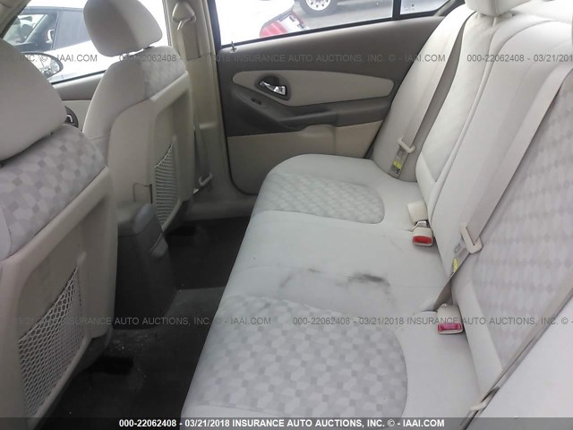 1G1ZT548X5F182105 - 2005 CHEVROLET MALIBU LS 勃艮第红 照片 8