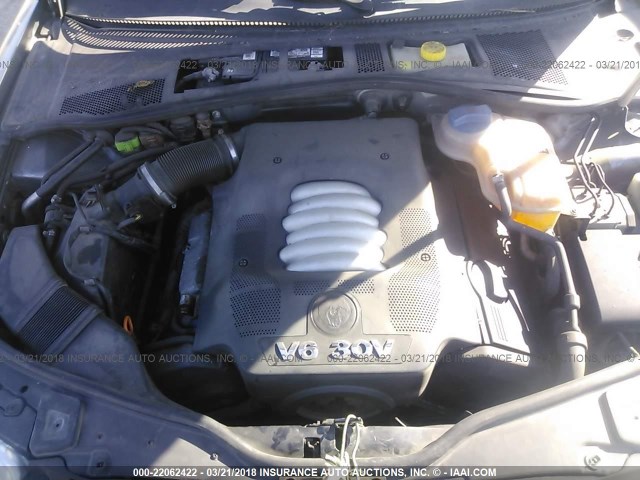 WVWRH63B62P437365 - 2002 VOLKSWAGEN PASSAT GLX 灰色 照片 10