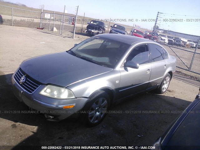 WVWRH63B62P437365 - 2002 VOLKSWAGEN PASSAT GLX 灰色 照片 2