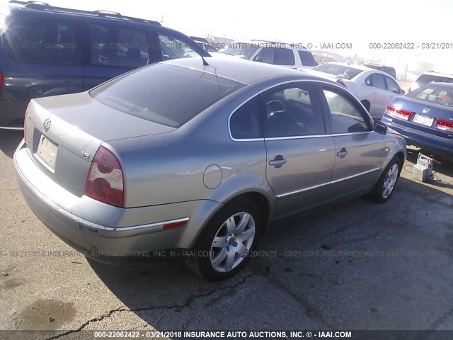 WVWRH63B62P437365 - 2002 VOLKSWAGEN PASSAT GLX 灰色 照片 4