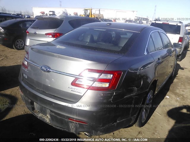 1FAHP2F86DG193183 - 2013 FORD TAURUS LIMITED GRAY photo 4