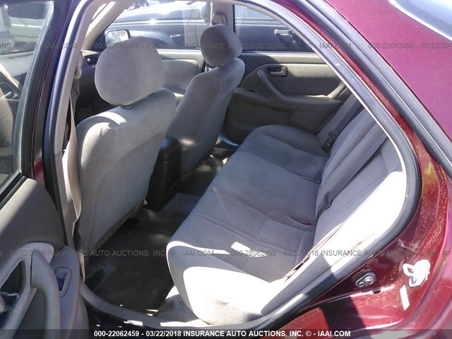 4T1BG28K7YU933013 - 2000 TOYOTA CAMRY CE/LE/XLE 勃艮第红 照片 8